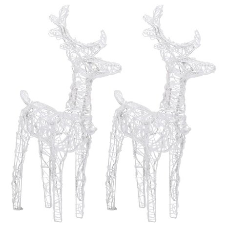 Kerstversiering rendieren en slee 320 LED's acryl 5