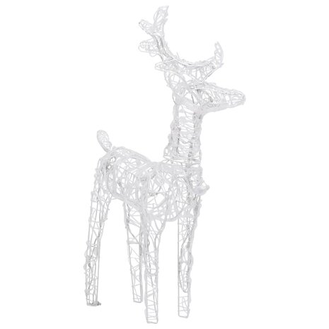 Kerstversiering rendieren en slee 320 LED's acryl 7