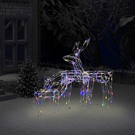 3-delige Kerstverlichting rendieren 229 LED's 1