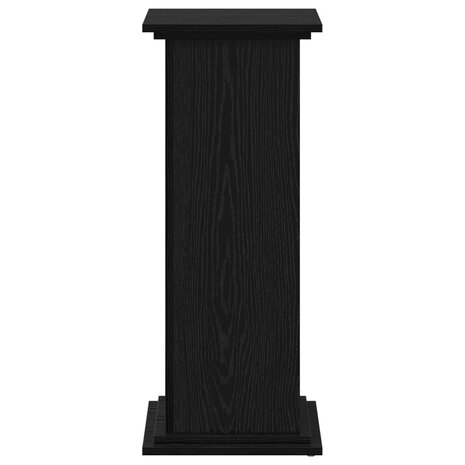 Plantenstandaard Zwart Eiken 33 x 33 x 80 cm Bewerkt hout 6