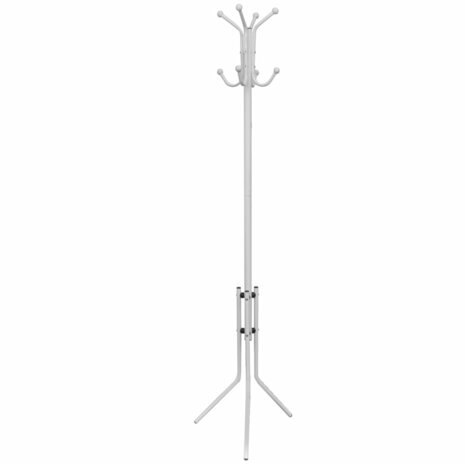 Kapstok metaal wit  1