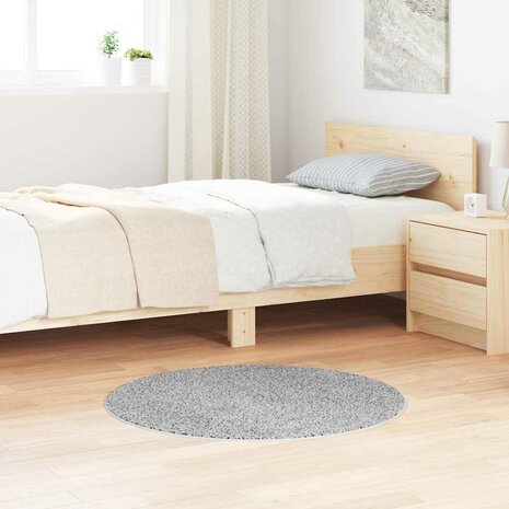 Antislip Shaggy Tapijt Grijs 90 x 90 cm PP 1