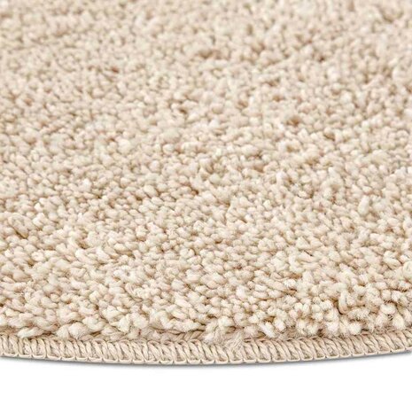 Antislip Shaggy Tapijt Cr&egrave;me 90 x 90 cm PP 6