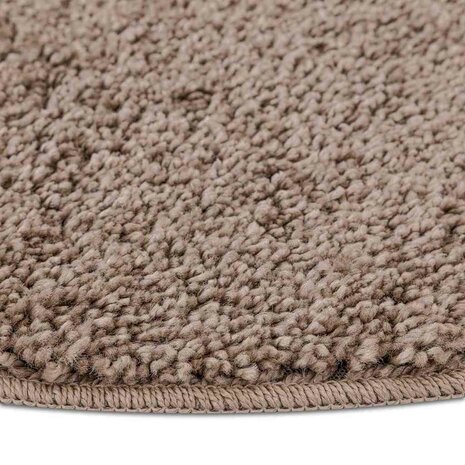 Antislip Shaggy Tapijt Bruin 90 x 90 cm PP 6