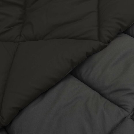 Winter Dekbed Zwart en Anthraciet 135 x 220 cm Microfiber 9