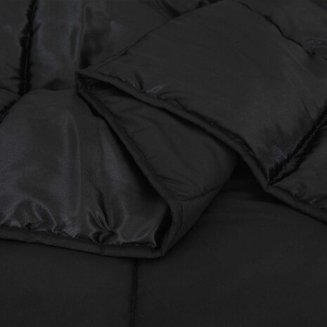 Zomer Dekbed Zwart 135 x 200 cm Satijn en Microfiber 5