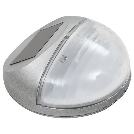 LED-wandlampen solar rond zilver 12 st 3