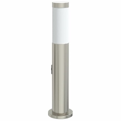 Bolderarmatuur met stopcontact 50 cm RVS IP44 5