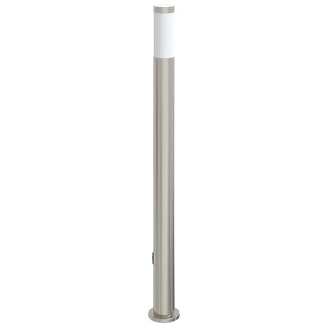 Bolderarmatuur met stopcontact 110 cm RVS IP44 5