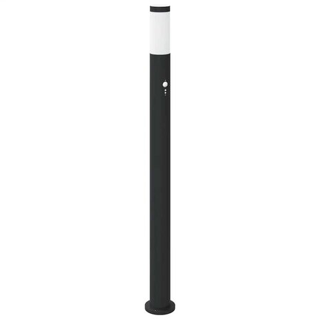 Bolderverlichting met sensor 110 cm roestvrij staal IP44 2