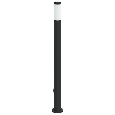 Bolderarmatuur met stopcontact 110 cm RVS IP44 5