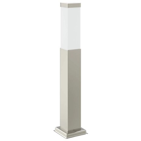 Bolderarmatuur met stopcontact 50 cm RVS IP44 5