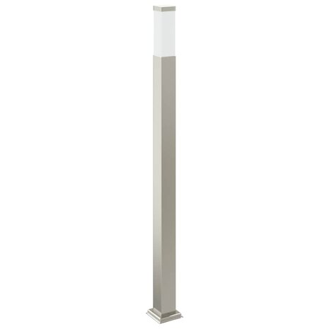 Bolderarmatuur met stopcontact 110 cm RVS IP44 5