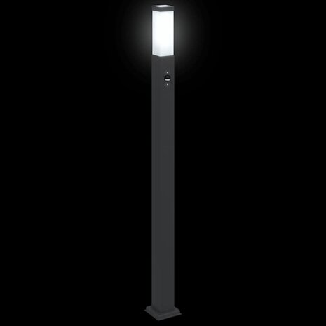 Bolderverlichting met sensor 110 cm zwart IP44 6
