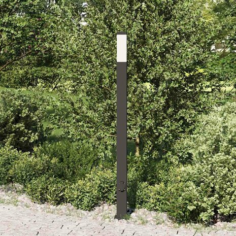 Bolderarmatuur met stopcontact 110 cm Zwart IP44 3