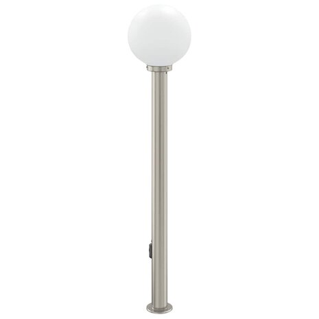 Bolderarmatuur met stopcontact 120 cm RVS IP44 5