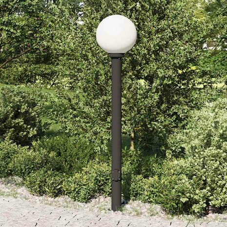 Bolderarmatuur met stopcontact 120 cm Zwart IP44 3