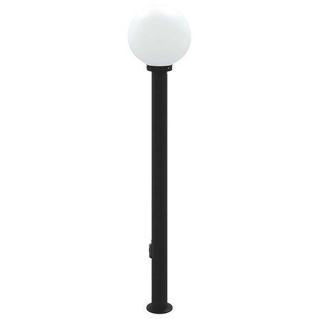 Bolderarmatuur met stopcontact 120 cm Zwart IP44 5