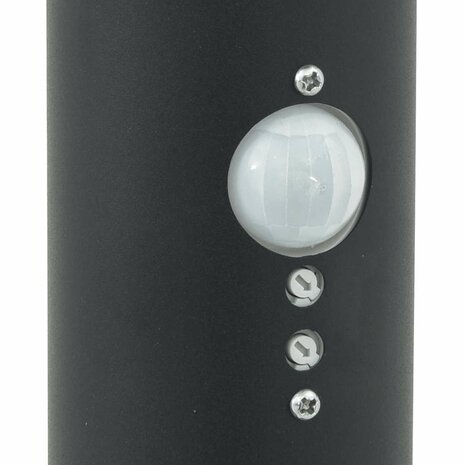 Bolderarmatuur met sensor en stopcontact 80 cm zwart IP44 8