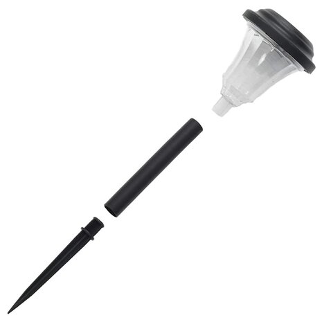 Tuinpadverlichting 12 st solar met grondpennen wit 6