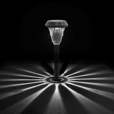 Tuinpadverlichting 12 st solar met grondpennen wit 7