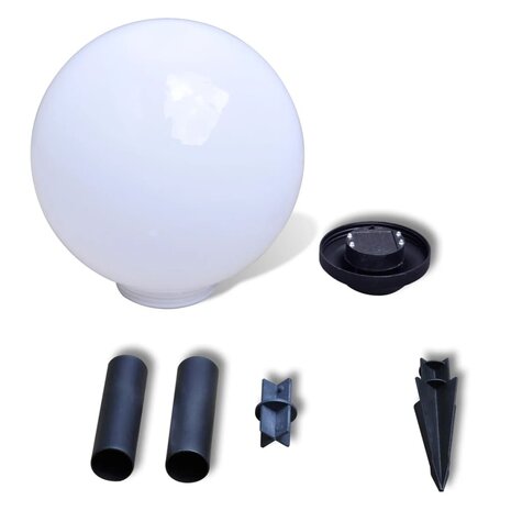Tuinpadlampen 2 st met grondpin LED 30 cm 5