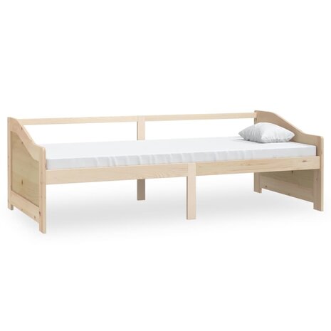 Bedbank 3-zits massief grenenhout 90x200 cm 2