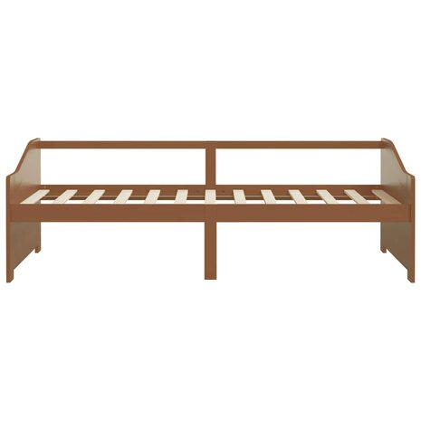 Bedbank 3-zits massief grenenhout honingbruin 90x200 cm 4