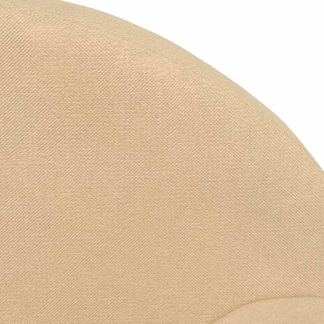 Kinderslaapbank zacht pluche cr&egrave;mekleurig 7