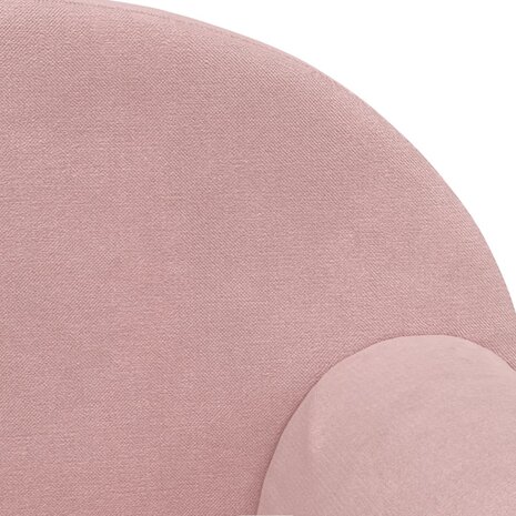 Kinderslaapbank zacht pluche roze 7