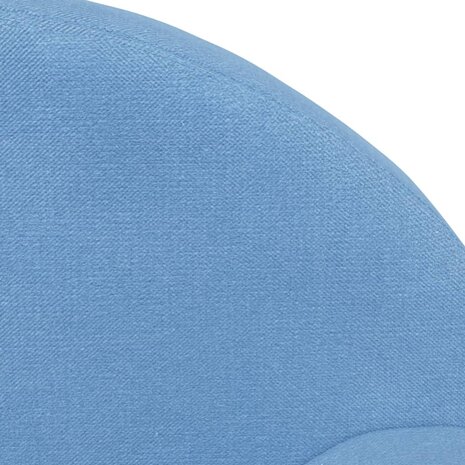 Kinderslaapbank 2-zits zacht pluche blauw 7