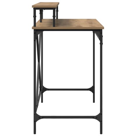 Bureau Artisan Eiken Bewerkt hout 100 x 50 x 90 cm 6