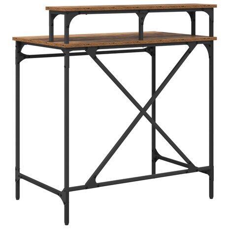 Bureau Oud Hout 80 x 50 x 90 cm Bewerkt hout 7