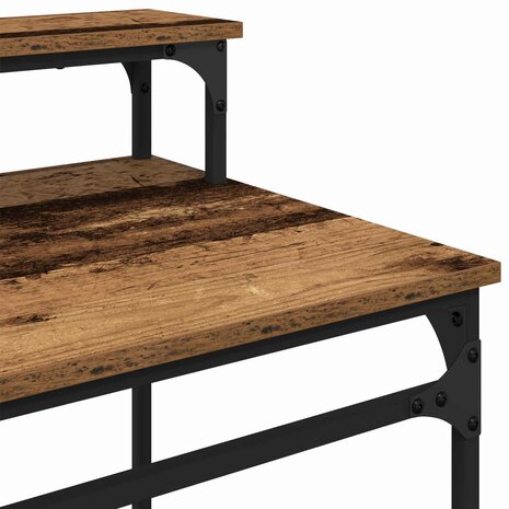 Bureau Oud Hout 80 x 50 x 90 cm Bewerkt hout 8