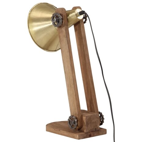 Bureaulamp 25 W E27 23x13x52 cm antiek messing 5