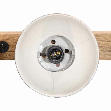 Wandlamp 25 W E27 90x25 cm verweerd rood 4