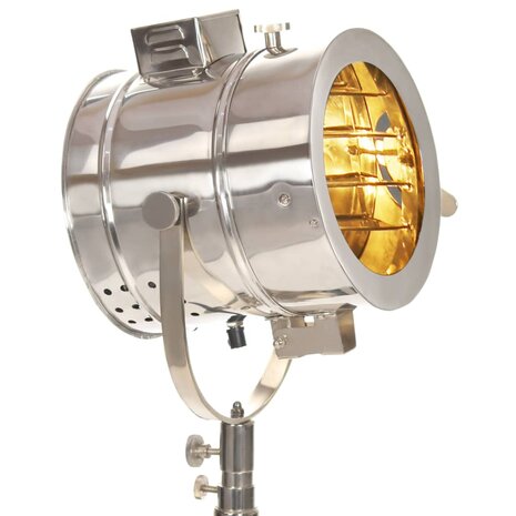 Vloerlamp driepoot 165 cm massief mangohout      8