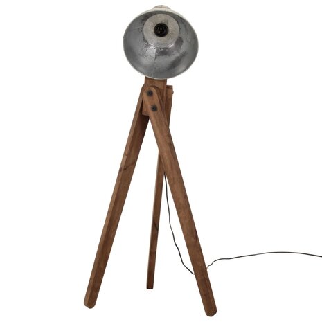Vloerlamp 25 W E27 45x45x120 cm vintage zilverkleurig 3