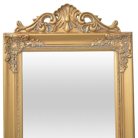 Vrijstaande spiegel Barok 160x40cm goud 2