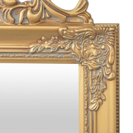 Vrijstaande spiegel Barok 160x40cm goud 4