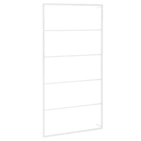 Handdoekenrek wit 60x10x116 cm staal 2