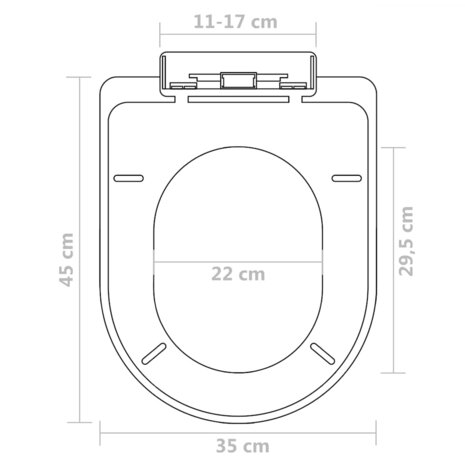 Toiletbrillen met soft-close deksels 2 st kunststof wit 8