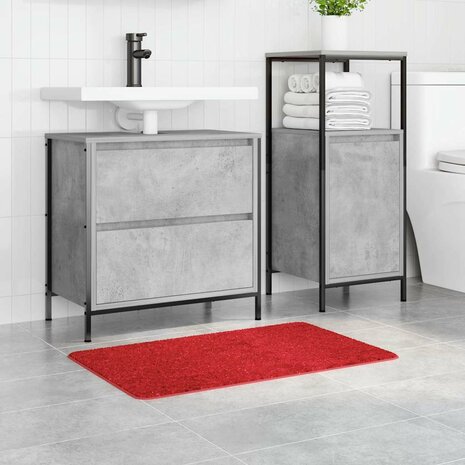 Antislip Badmat Rood 50 x 80 cm PP 3