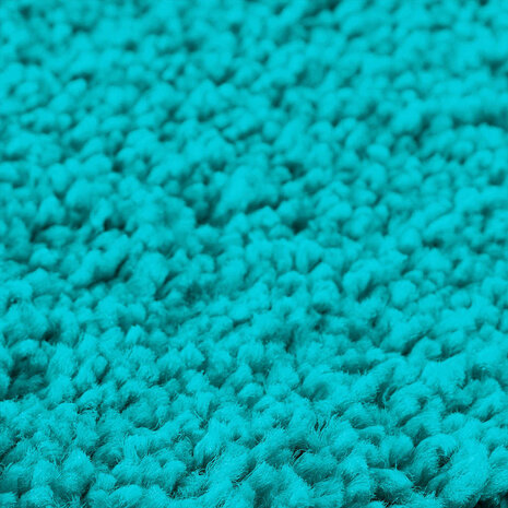 Antislip Badmat Turquoise 50 x 80 cm PP 5