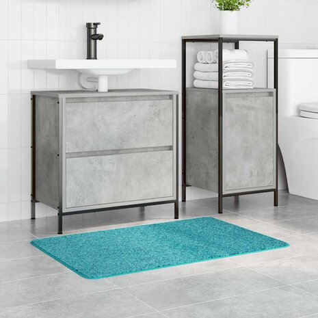 Antislip Badmat Turquoise 60 x 90 cm PP 3