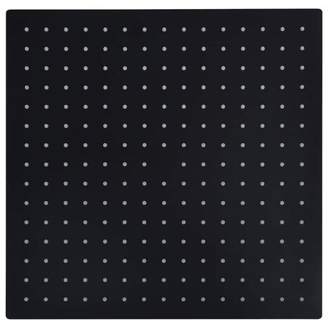 Regendouchekop vierkant 40x40 cm roestvrij staal zwart 2