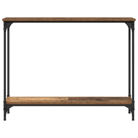 Wandtafel met plank Oud Hout 100 x 22,5 x 75 cm Bewerkt hout 5