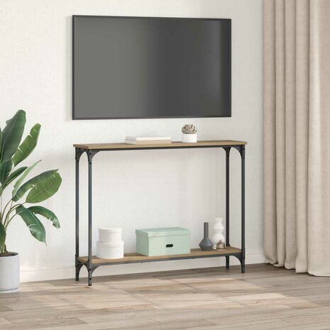 Wandtafel Artisan Eiken 100 x 22,5 x 75 cm Bewerkt hout 4