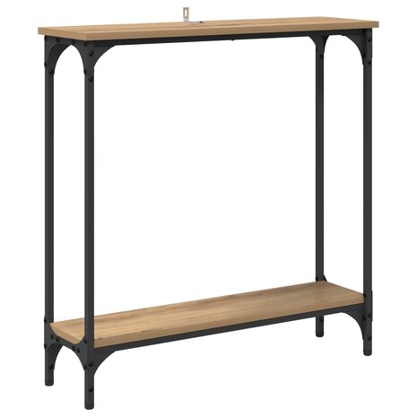Wandtafel Artisan Eiken 75 x 22,5 x 75 cm Bewerkt hout 2
