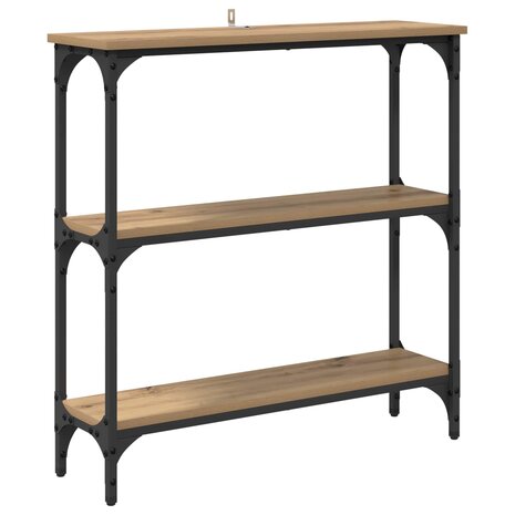 Wandtafel Artisan Eiken 75 x 22,5 x 75 cm Bewerkt hout 2